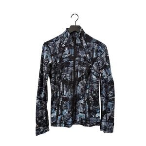 lululemon Define Jacket Black Blue Print 8